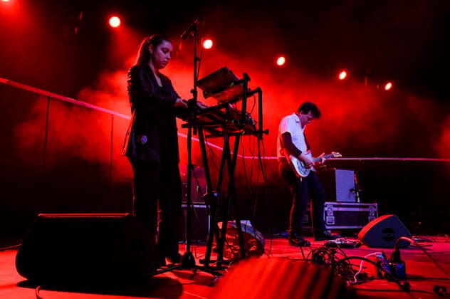Konzert von Lice in der Berliner Columbiahalle Die Band Lice aus Bristol spielte als Vorband von Sleaford Mods in der ausverkauften Berliner Columbiahalle., Berlin Berlin Deutschland Neukölln