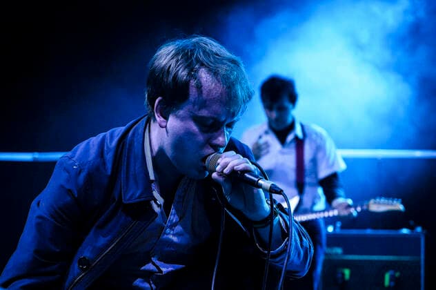 Konzert von Lice in der Berliner Columbiahalle Die Band Lice aus Bristol spielte als Vorband von Sleaford Mods in der ausverkauften Berliner Columbiahalle., Berlin Berlin Deutschland Neukölln