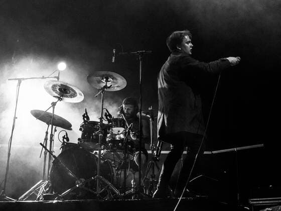 Konzert von Lice in der Berliner Columbiahalle Die Band Lice aus Bristol spielte als Vorband von Sleaford Mods in der ausverkauften Berliner Columbiahalle., Berlin Berlin Deutschland Neukölln