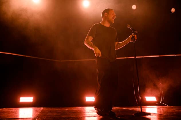 Konzert der Sleaford Mods in der Berliner Columbiahalle Sleaford Mods spielten in der ausverkauften Berliner Columbiahalle., Berlin Berlin Deutschland Neukölln