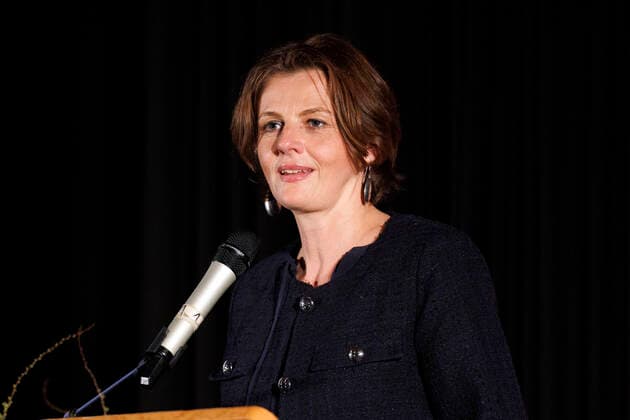 Dr. Maxa Zoller, künstlerische Leiterin des Internationalen Frauenfilmfestivals Dortmund - Köln, bei der feierlichen Preisverleihung des IFFF Dortmund+Köln 2022 im Filmforum NRW. Köln, 03.04.2022 NRW Deutschland Copyright: xChristophxHardtx