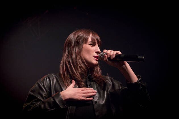 Juliette Armanet Konzert in Lyon Juliette Armanet en concert Ã Lyon le 04 04 22. CELEBRITES : Concert de Juliette Armanet - Lyon - 04 04 2022 SandrineThesillat Panoramic 