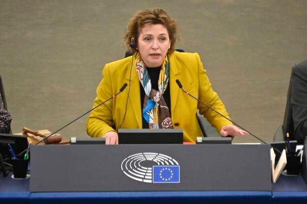 Nicola Beer bei einer Plenartagung zum sechsten Bewertungsbericht des Weltklimarats der Vereinten Nationen zum Klimawandel im Plenarsaal des Europäischen Parlaments. Straßburg, 04.04.2022 *** Nicola Beer at a plenary session on the sixth assessment report of the United Nations Intergovernmental Panel on Climate Change in the plenary hall of the European Parliament Strasbourg, 04 04 2022. Foto:xD.xAnoraganingrumx xFuturexImage