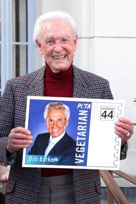 Bob Barker at the PETA Goes Postal Postage Stamp Unveiling, Hollywood Post Office, Hollywood, CA 11-29-11 , 12227388.jpg, popular, celebrity, star, event, fame, famous, talent, entertainment, people, person,