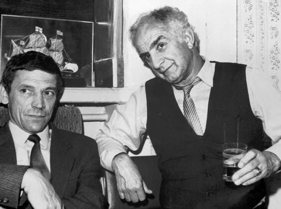 PRIYOMYKHOV DMITRIEV PANTS 71885 01.02.1988 Pants . A still from the film. Valery Priyomykhov, left, and Igor Dmitriev RIA Novosti Sputnik Russia  Copyright: xRIAxNovostix