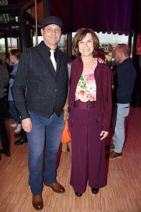 Michael Guillaume Schauspieler Maria Bachmann Schauspielerin Muenchen 07.04.2022 Showpalast-Cinema in Concert-Ensemble-Deutschen Filmorchester Babelsberg, Muenchen