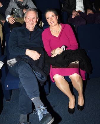 Fritz Egner Katharina Moderator Muenchen 07.04.2022 Showpalast-Cinema in Concert-Ensemble-Deutschen Filmorchester Babelsberg, Muenchen