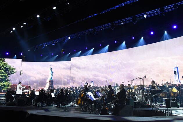 Ensemble-Deutschen Filmorchester Babelsberg, Muenchen 07.04.2022 Showpalast-Cinema in Concert-Ensemble-Deutschen Filmorchester Babelsberg, Muenchen