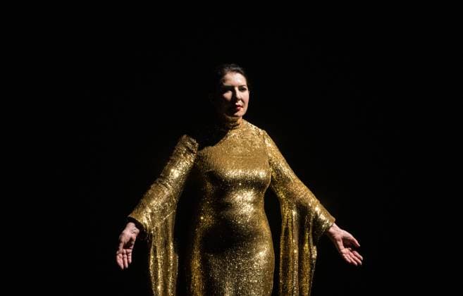Opernprojekt 7 Deaths of Maria Callas von der serbischen Performance-Kuenstlerin Marina Abramovic in der Deutschen Oper in Berlin. Foto: bildgehege Marina Abramovic in 7 Deaths of Maria Callas *** Opera project 7 Deaths of Maria Callas by Serbian performance artist Marina Abramovic at the Deutsche Oper in Berlin Foto bildgehege Marina Abramovic in 7 Deaths of Maria Callas