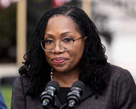 April 8, 2022, Washington, DC, United States: April 8, 2022 - Washington, DC, United States: Judge KETANJI BROWN JACKSON speaking at an event to mark the confirmation of Judge KETANJI BROWN JACKSON to the Supreme Court. Washington United States - ZUMAb161 20220408_zap_b161_025 Copyright: xMichaelxBrochsteinx