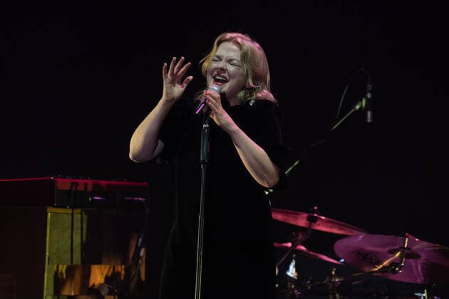 Annett Louisan die Stimme des deutschsprachigen Chansons 09.04.2022 Annett Louisan live im Rosengarten Mannheim. Mannheim Rosengarten Baden-Württemberg