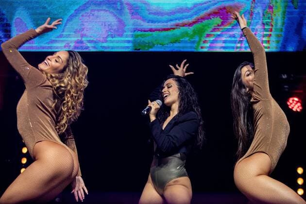 2022-04-09 21:36:55 AMSTERDAM - Singer Chanel will perform with the song SloMo on behalf of Spain during Eurovision in Concert in AFAS Live. Several artists will perform during this concert who will participate in the festival in May. ANP PAUL BERGEN netherlands out - belgium out