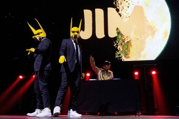 2022-04-09 21:59:47 AMSTERDAM - The trio Subwoolfer will perform on behalf of Norway with the song Give That Wolf A Banana during Eurovision in Concert in AFAS Live. Several artists will perform during this concert who will participate in the festival in May. ANP PAUL BERGEN netherlands out - belgium out