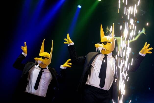2022-04-09 21:59:15 AMSTERDAM - The trio Subwoolfer will perform on behalf of Norway with the song Give That Wolf A Banana during Eurovision in Concert in AFAS Live. Several artists will perform during this concert who will participate in the festival in May. ANP PAUL BERGEN netherlands out - belgium out