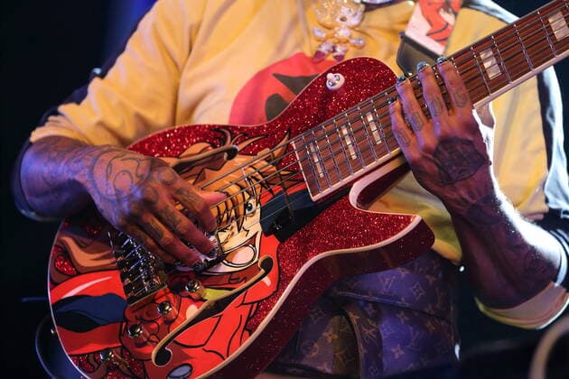 Stephen Lee Bruner alias Thundercat bei einem Konzert im Astra Kulturhaus in Berlin, 10. April 2022. Thundercat Konzert Berlin