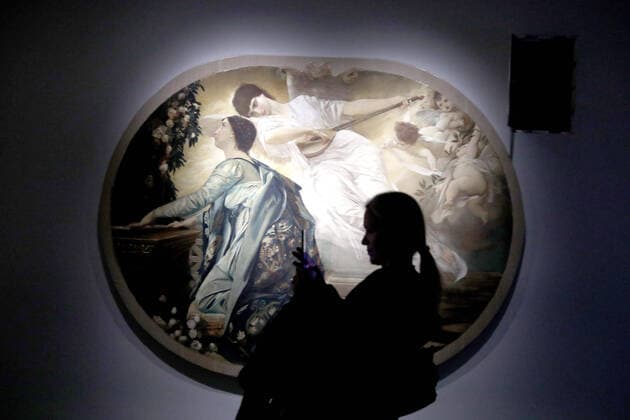 Bilder des Jahres 2022, Entertainment 04 April Entertainment Themen der Woche KW15 Entertainment Bilder des Tages PXL_Gustav Klimt exhibition Exhibition od artist Gustav Klimt Unknown Klimt: Love, death in Klovicevi dvori in Zagreb, Croatia on 11. April, 2022. PatrikxMacek PIXSELL