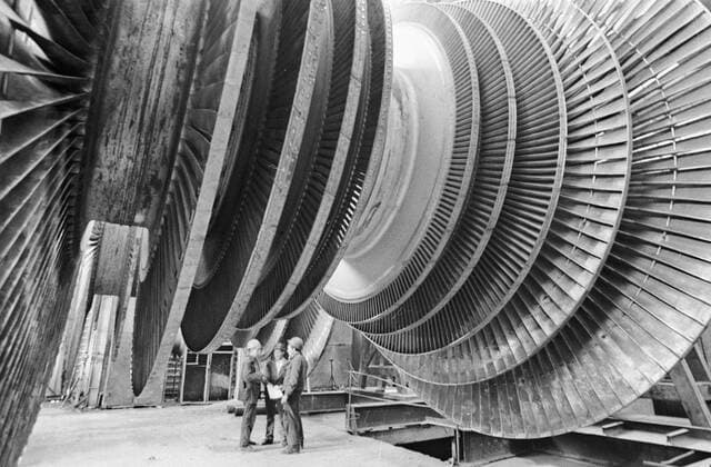 SOUTH UKRAINIAN NUKE TURBINE POWER UNIT 54320 11.05.1984 Turbine of Power Unit 2 of the South Ukrainian nuclear power station. Andrew Sputnik Yujnoukrainsk Nikolaev Region Ukraine  Copyright: xAndrewx