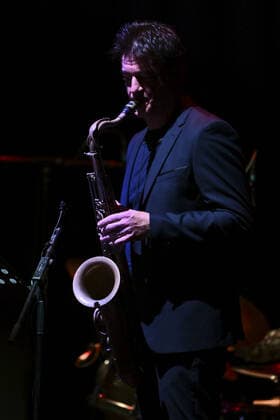 April 12, 2022, Rome, Italy: Michele Polga during the Concert of Dee Dee Bridgewater at Auditorium Parco della Musica, 12th April 2022, Rome Italy. Rome Italy Copyright: xDomenicoxCippitellix