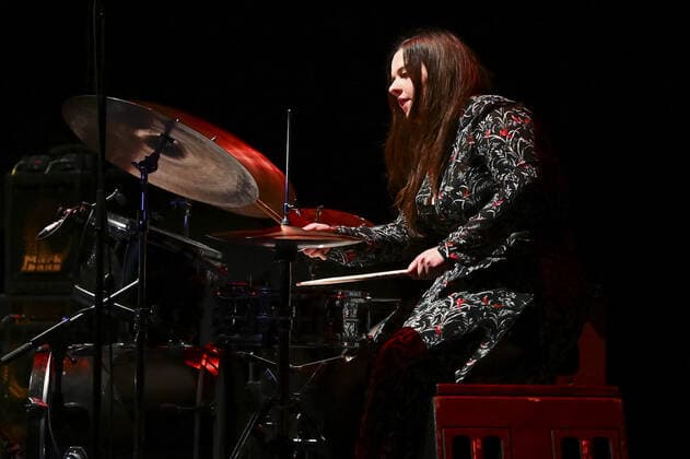 April 12, 2022, Rome, Italy: Evita Polidoro during the Concert of Dee Dee Bridgewater at Auditorium Parco della Musica, 12th April 2022, Rome Italy. Rome Italy Copyright: xDomenicoxCippitellix