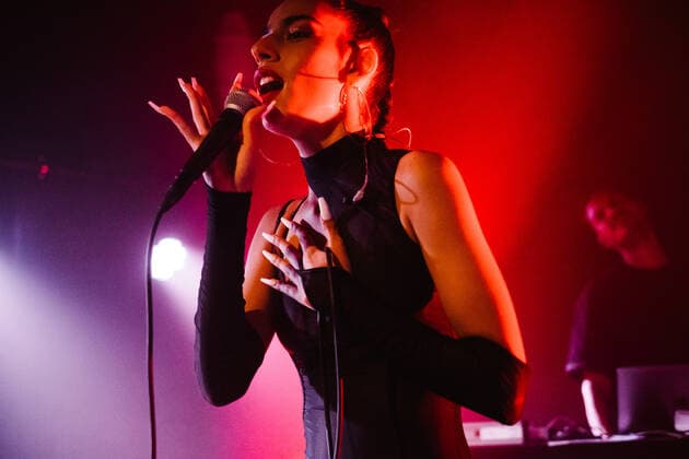 Marina Sena live in Copenhagen, Denmark Copenhagen, Denmark. 12th, April 2022. The Brazilian pop singer Marina Sena performs a live concert at Valby Kulturhus in Copenhagen. Copenhagen Denmark  Copyright: xGonzalesxPhoto MalthexIvarssonx