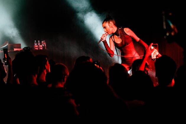 Marina Sena live in Copenhagen, Denmark Copenhagen, Denmark. 12th, April 2022. The Brazilian pop singer Marina Sena performs a live concert at Valby Kulturhus in Copenhagen. Copenhagen Denmark  Copyright: xGonzalesxPhoto MalthexIvarssonx