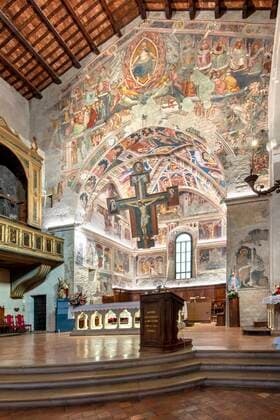 Ottaviano Nelli, Stories of Saint Augustine and Last Judgment, Church of Ant Agostino, Gubbio, Province of Perugia, Umbria, Italy, Europe Copyright: ProCip 1292-2455