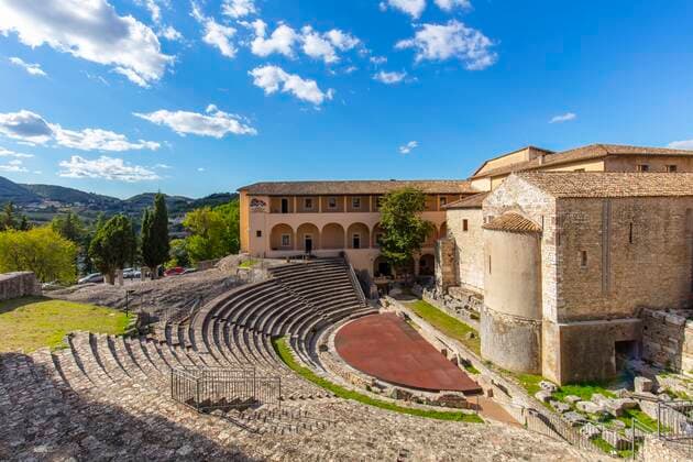 Roman Theatre, Spoleto, Umbria, Italy, Europe Copyright: ProCip 1292-2823