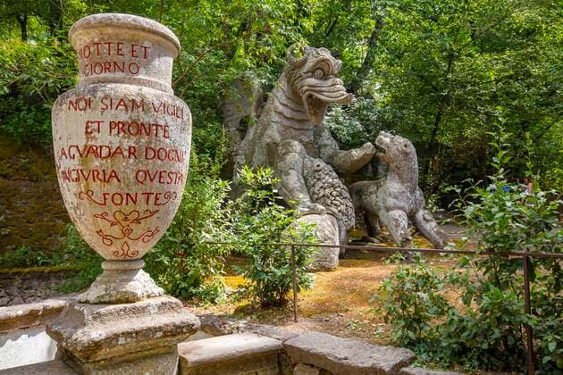 The Monster Park (Sacro Bosco) (Villa delle Meraviglie), Bomarzo, Viterbo, Lazio, Italy, Europe Copyright: ProCip 1292-2514 Editorial Use Only