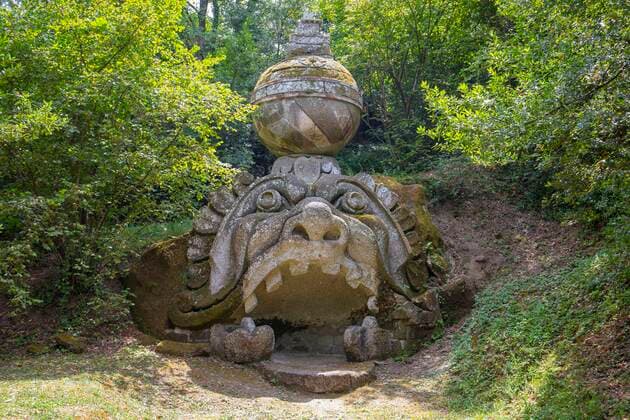 The Monster Park (Sacro Bosco) (Villa delle Meraviglie), Bomarzo, Viterbo, Lazio, Italy, Europe Copyright: ProCip 1292-2515 Editorial Use Only