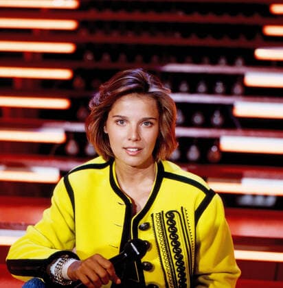 Desiree Nosbusch Desiree Nosbusch, luxemburgische Moderatorin und Schauspielerin, Deutschland 1989., Deutschland Copyright: kpa UnitedArchives55008665 EDITORIAL USE ONLY