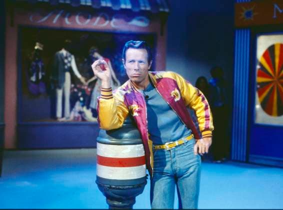 HALLO PETER Hallo Peter, ZDF Musikshow, Deutschland, 1981, im Bild: Schauspieler Horst Janson. Hallo Peter, TV music show, Germany, 1981, on the photo: actor Horst Janson., Deutschland Copyright: kpa UnitedArchives55040889 EDITORIAL USE ONLY