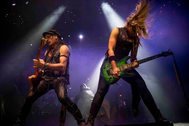 April 14, 2022, Calgary, Alberta, Canada: Alice Cooper peforms in concert at The Winsport Arena in Calgary, Thursday April 14th. Calgary Canada - ZUMAr123 20220414_zap_r123_024 Copyright: xBadenxRothx