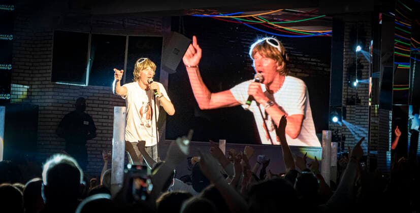 Auftritt Mickie Krause im Megapark Show Arena an der Playa de Palma auf Mallorca;Auftritt Mickie Krause im Megapark Show Arena an der Playa de Palma auf Mallorca, Playa de Palma Mallorca Spanien Megapark