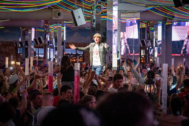 Auftritt Mickie Krause im Megapark Show Arena an der Playa de Palma auf Mallorca;Auftritt Mickie Krause im Megapark Show Arena an der Playa de Palma auf Mallorca, Playa de Palma Mallorca Spanien Megapark