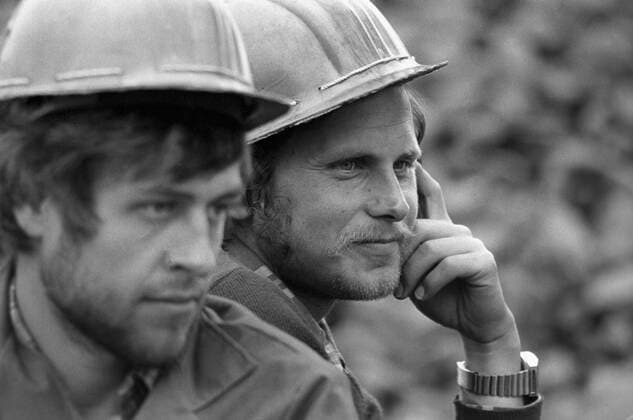 Construction of Ust-Ilimsky Timber Company 8165020 13.06.1979 Construction of the Ust-Ilimsky Timber Company involving Bulgaria, Hungary, East Germany, Poland and Romania. Construction workers from the Hungarian People s Republic. Irkutsk region Russia  Copyright: xx