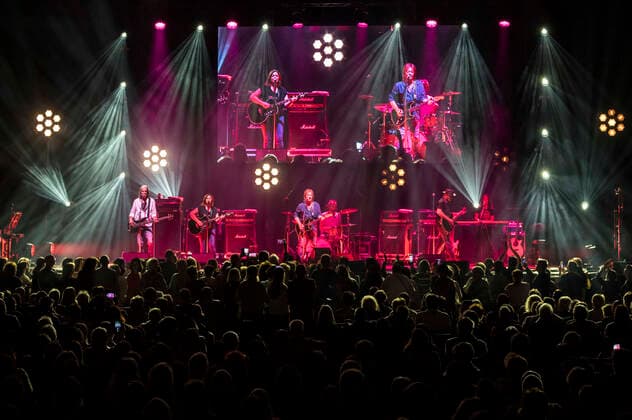 Chris Norman & Band live bei einem Konzet seiner Forever -Tour in der Messehalle. Erfurt, 17.04.2022
