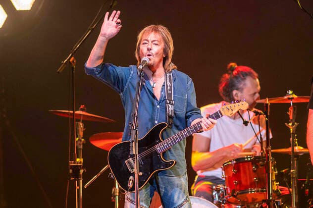 Chris Norman & Band live bei einem Konzet seiner Forever -Tour in der Messehalle. Erfurt, 17.04.2022