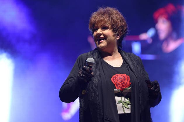 in the photo Orietta Berti who performed live in Terrasini at the party of them sincere that is the party of singles  Copyright: xAlbertoxLoxBiancox xipa-agency.nx xAlbertoxLoxBiancox