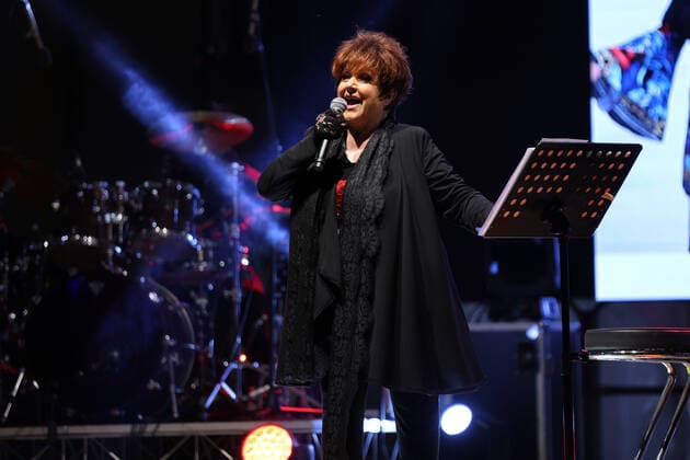 in the photo Orietta Berti who performed live in Terrasini at the party of them sincere that is the party of singles  Copyright: xAlbertoxLoxBiancox xipa-agency.nx xAlbertoxLoxBiancox