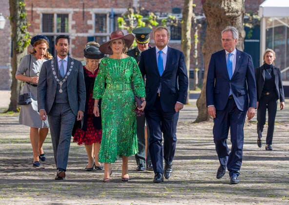 21-04-2022 Middelburg Queen Maxima, King Willem-Alexander and Princess Beatrix attend the presentation of the Four Freedoms Awards to Sviatlana Tsikhanouskaya, leader of the democratic movement in Belarus in the Nieuwe Kerk in Middelburg. Â  Copyright: xPPEx