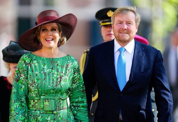 2022-04-21 10:29:35 MIDDELBURG - King Willem-Alexander, Queen Maxima and Princess Beatrix at the presentation of the Four Freedoms Awards 2022. The Four Freedoms Awards are awarded every year to men, women and organizations whose efforts and achievements show great dedication to the ideals that President Franklin Delano Roosevelt proclaimed in his landmark Four Freedoms speech in 1941. ANP MARCO DE SWART netherlands out - belgium out