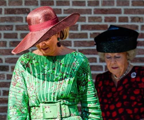 2022-04-21 10:53:05 MIDDELBURG - Queen Maxima and Princess Beatrix at the presentation of the Four Freedoms Awards 2022. The Four Freedoms Awards are awarded every year to men, women and organizations whose efforts and achievements show great dedication to the ideals that President Franklin Delano Roosevelt in his historic Four Freedoms speech in 1941. ANP MARCO DE SWART netherlands out - belgium out