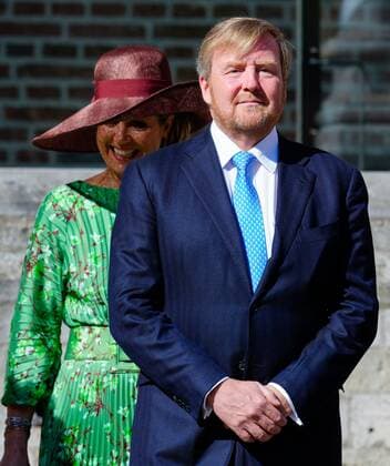 2022-04-21 10:53:12 MIDDELBURG - King Willem-Alexander and Queen Maxima at the presentation of the Four Freedoms Awards 2022. The Four Freedoms Awards are awarded every year to men, women and organizations whose efforts and achievements show great dedication to the ideals that President Franklin Delano Roosevelt in his landmark Four Freedoms speech in 1941. ANP MARCO DE SWART netherlands out - belgium out