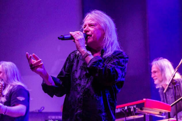 Bob Catley von Magnum live bei einem Konzert der Gotthard & Magnum European Tour 2022 im Capitol. Hannover, 20.04.2022