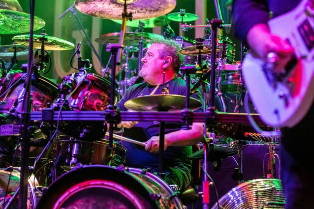 Lee Morris von Magnum live bei einem Konzert der Gotthard & Magnum European Tour 2022 im Capitol. Hannover, 20.04.2022