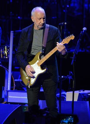 HOLLYWOOD FL - APRIL 22: Pete Townshend of The Who performs during opening night of The Who Hits Back! North American Tour at Hard Rock Live held at the Seminole Hard Rock Hotel & Casino on April 22, 2022 in Hollywood, Florida. Copyright: xmpi04x