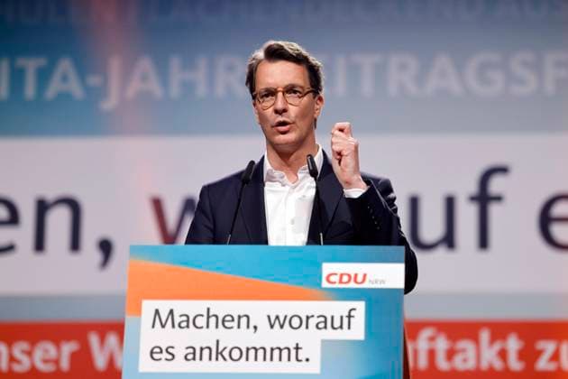 News Themen der Woche KW16 News Bilder des Tages CDU-Spitzenkandidat Hendrik Wüst beim offiziellen Wahlkampfauftakt der CDU zur Landtagswahl in NRW am Samstag im Castello. Düsseldorf, 23.04.2022 NRW Deutschland *** CDU top candidate Hendrik Wüst at the official campaign launch of the CDU for the state election in NRW on Saturday at the Castello Düsseldorf, 23 04 2022 NRW Germany Copyright: xChristophxHardtx