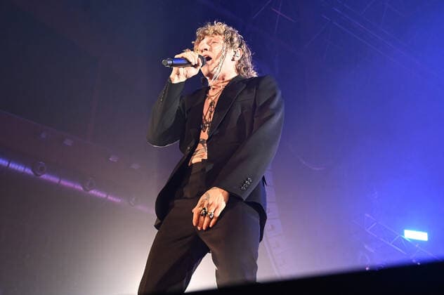 Irama during Irama, Italian singer Music Concert in Mantova, Italy, April 24 2022