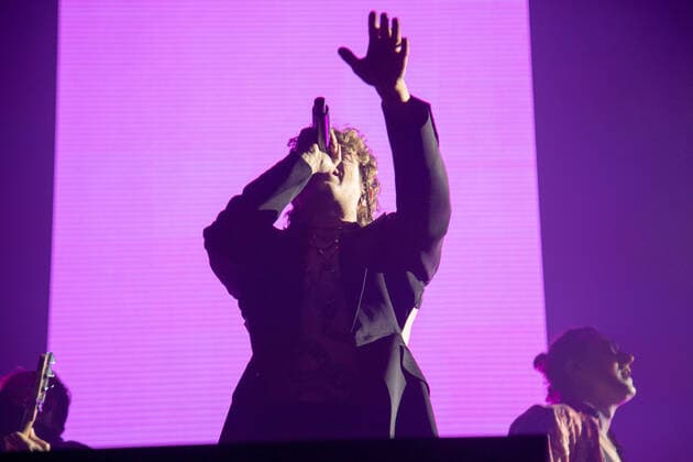 Irama during Irama, Italian singer Music Concert in Mantova, Italy, April 24 2022