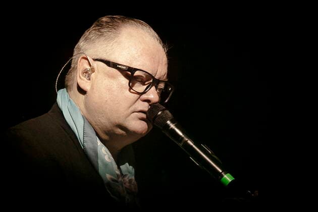 Der deutsche Rockpoet, Rocksänger, Schriftsteller, Liedermacher und Musicaltexter Heinz Rudolf Kunze (vollständiger Name: Heinz Rudolf Erich Arthur Kunze (geb. 30. November 1956) während eines Auftrittes im Rahmen seiner Der Wahrheit die Ehre Tour im Alten Schlachthof Dresden.